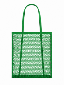 002/GREEN MESH BEACH TOTE BAG