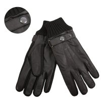 8927 BLACK LEATHER GLOVES LARGE