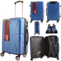 T-HC-CABIN-2029 ROYAL BLUE CABIN-SIZE TRAVEL TROLLEY
