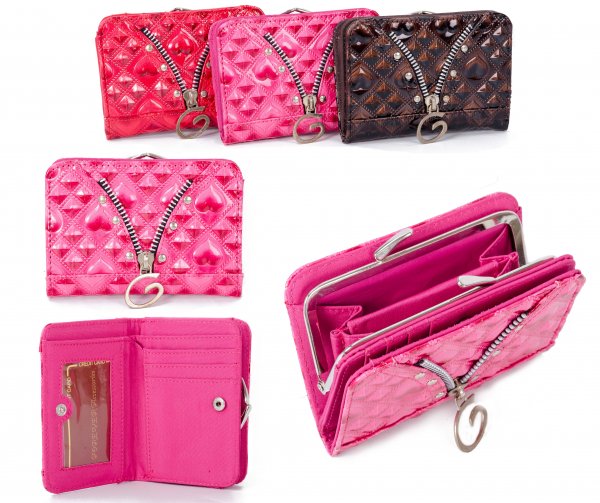 PU-31 PINK PU PURSE W/CLASP