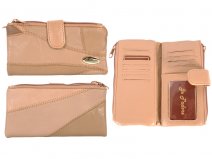 4849 PATCHWORK PURSE TAN