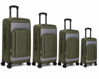J-4021 Olive JustPack Expandable Suitcase Set of 4 J-4021 Olive JustPack Expandable Suitcase Set of 4
