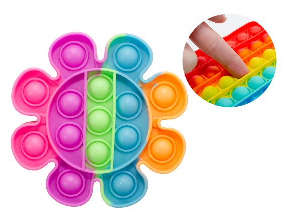 POP IT BUBBLE SENSORY FIDGET TOY - FLOWER