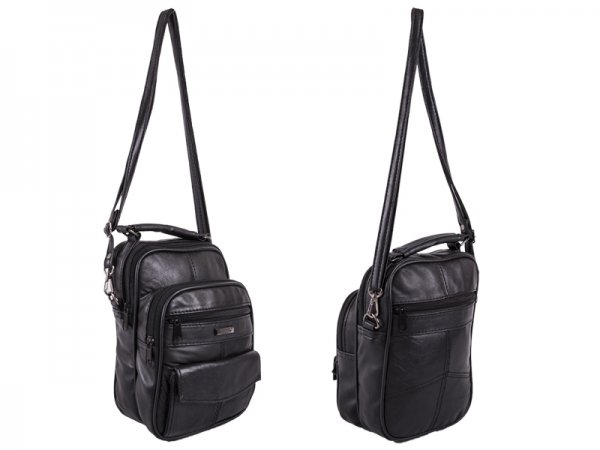 1458 Gnts Nappa Multi Zip Bag Wth Top Handle