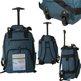 TR-R-002 TURQUOISE WHEELED RYANAIR UNDERSEAT CABIN BAG