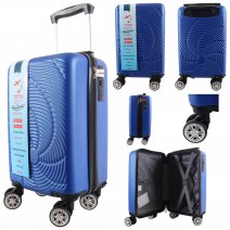 T-HC-US-1633 ROYAL BLUE RYAN AIR CABIN-SIZED TROLLEY SUITCASE