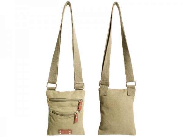 2589 SMALL X-BODY CANVAS BAG OLIVE GREEN