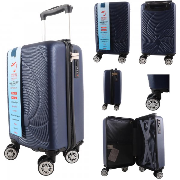 T-HC-US-1633 NAVY RYAN AIR CABIN-SIZED TROLLEY SUITCASE
