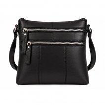 PR-DD 15 Black Leather Bag- M036 (New)