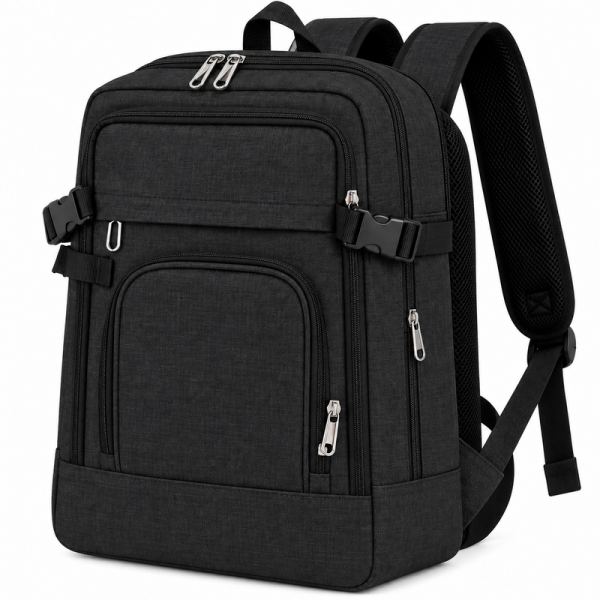 BP-R-TW-118 Black Ryanair Easyjet Backpack 40X30X20CM