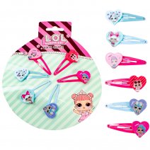 2105-8554 LOL 6PCS HAIR CLIP SET