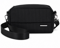 5845 Black Lorenz Top Zip Landscape Crossbody Bag 5845 Black Lorenz Top Zip Landscape Crossbody Bag