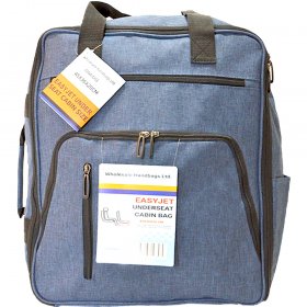 TR-E-002 NAVY EASYJET UNDERSEAT CABIN SIZE 2-WHEELED BACKPACK