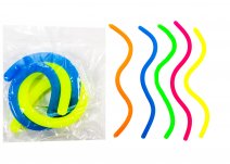 GT-212 stretchy squidgy worm blue/yellow pack of 2