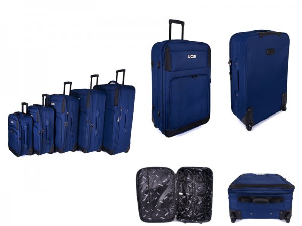 JCB2029 BLUE set of five Trolley case