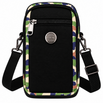 LL-93 Camouflage Black Polyester Shoulder Bag (New)