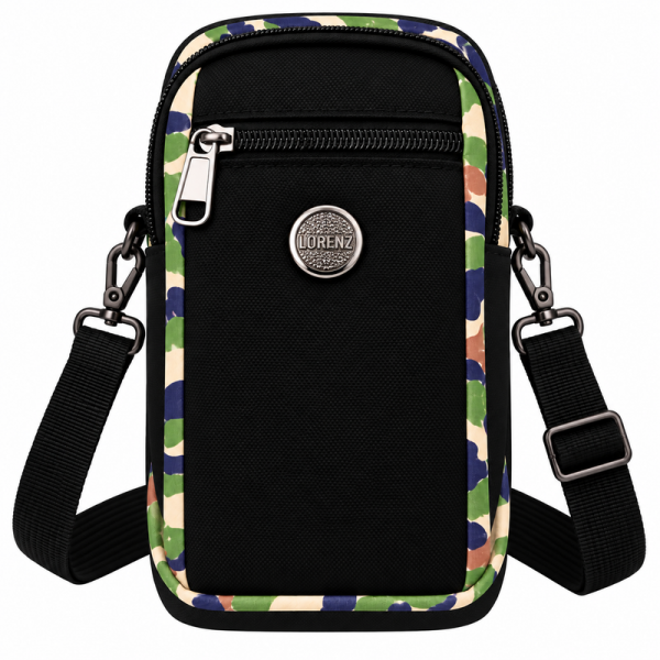 LL-93 Camouflage Black Polyester Shoulder Bag (New)