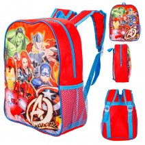 25356 RED/BLUE PREMIUM STANDARD AVENGERS KIDS BACKPACK