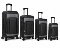 J-4021 Black JustPack Expandable Suitcase Set of 4 J-4021 Black JustPack Expandable Suitcase Set of 4