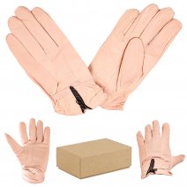 LG-010 BEIGE L HAND GLOVES BOX OF 12