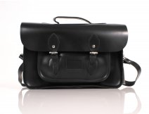 RL15 BLACK BRIEFCASE SATCHEL