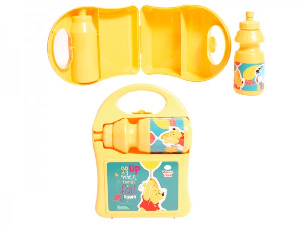 552-55255 Kids Lunchbag Box Yellow Winnie the Pooh Disney G163