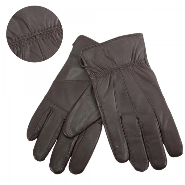 8922 DARK BROWN LEATHER GLOVES EXTRA LARGE