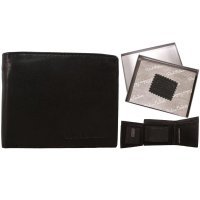 1064 BLACK ITALIAN LEATHER WALLET