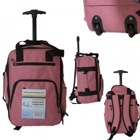TR-R-002 PINK WHEELED RYANAIR UNDERSEAT CABIN BAG