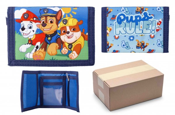 PAW PATROL 03206 KIDS WALLET BOX OF 12