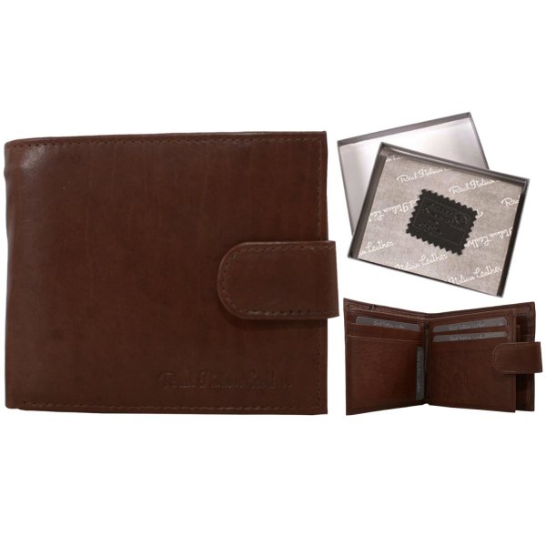 4766 TAN ITALIAN LEATHER RFID WALLET