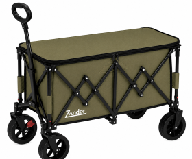 ELD-W101M Olive Foldable Zander Utility Wagon
