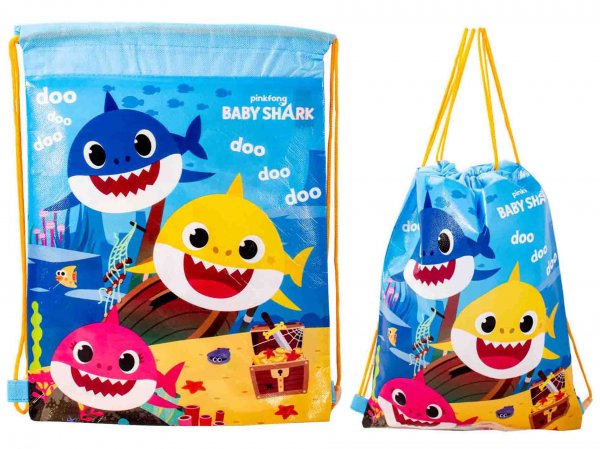 23352 DRAWSTRING BAG BABY SHARK