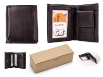 1141 RFID BLACK S. NAPPA PORTRAIT 3 SEC WALLET BOX OF 12