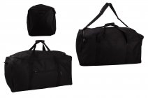 JBTB2018 BLACK TRAVEL HOLDALL POLYESTER BAG