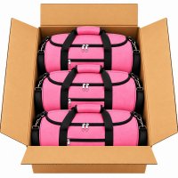TB-TW-65 Box Of 10 Pink Holdall Bag TB-TW-65 Box Of 10 Pink Holdall Bag