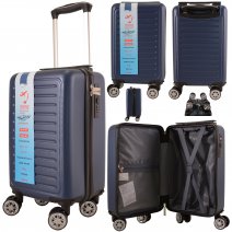 T-HC-US-1615 NAVY UNDER-SEAT CABIN-SIZE TRAVEL TROLLEY