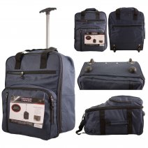 TR-002 NAVY EASYJET UNDERSEAT CABIN SIZE 2-WHEELED BAG