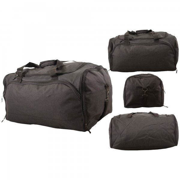 TB-214 BLACK SHOULDER TRAVEL BAG