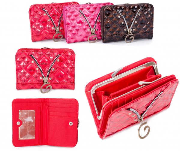 PU-31 RED PU PURSE W/CLASP