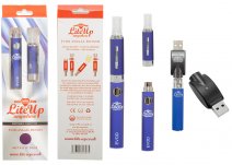 LITE UP EVOD 650MAH METALLIC BLUE ECIG KIT