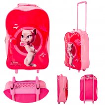 TF-BA3 PINK TALKING ANGELA KIDS STANDARD FOLDING TROLLEY BAG