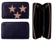 LW164 NAVY STAR PURSE