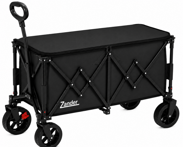 ELD-W701L Black Foldable Zander Utility Wagon