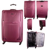 HD-202004 BURGUNDY 31" TRAVEL TROLLEY SUITCASE
