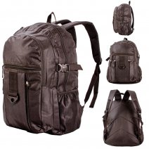 BP-102 BLACK SOLID COLOR BACKPACK