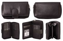 0465 LORENZ BLACK LEATHER PURSE