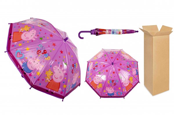 2232 PEPPA PIG KIDS UMBRELLA BOX OF 12