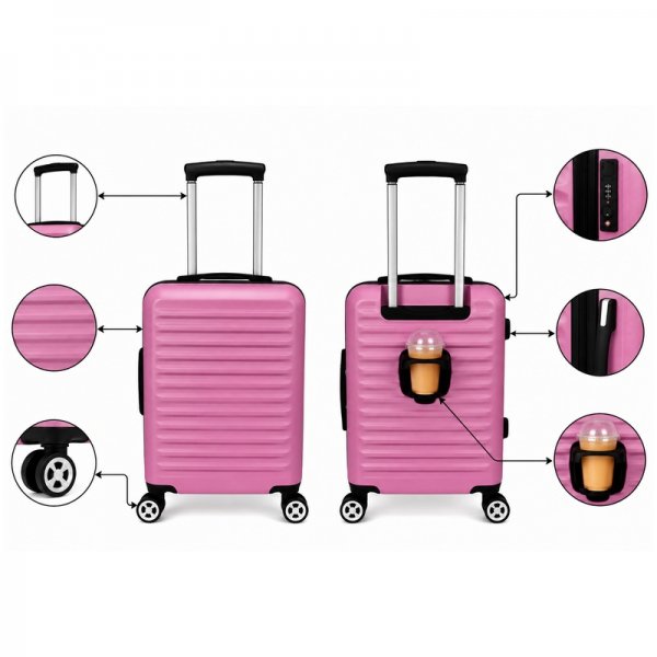 T-HC-US-1861 Pink EasyJet Approved Cabin Suitcase