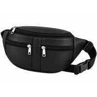 BB 006 Black Soft Leather Bumbag/Waist Bag (New) BB 006 Black Soft Leather Bumbag/Waist Bag (New)